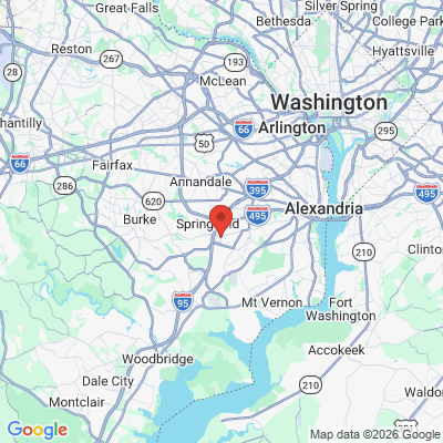 Map to  office in Springfield, VA