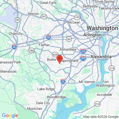 Map to  office in West Springfield, VA