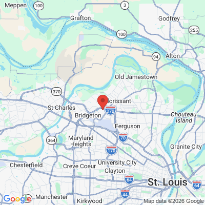 Map to  office in Hazelwood, MO