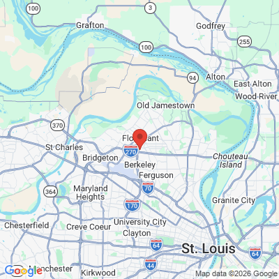 Map to  office in Florissant, MO
