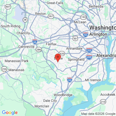 Map to  office in Burke, VA
