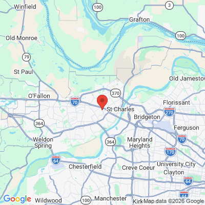 Map to  office in Saint Charles, MO