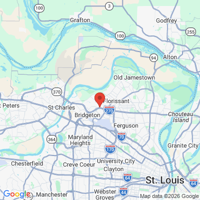 Map to  office in Hazelwood, MO