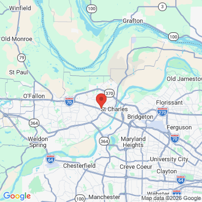 Map to  office in Saint Charles, MO