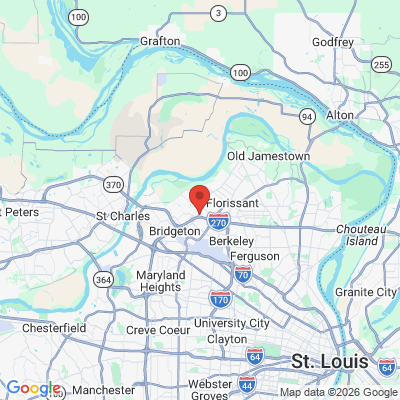 Map to  office in Hazelwood, MO