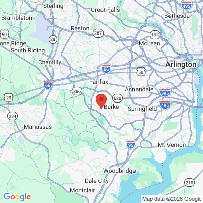 Map to  office in Burke, VA