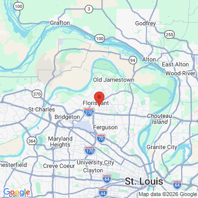 Map to  office in Florissant, MO