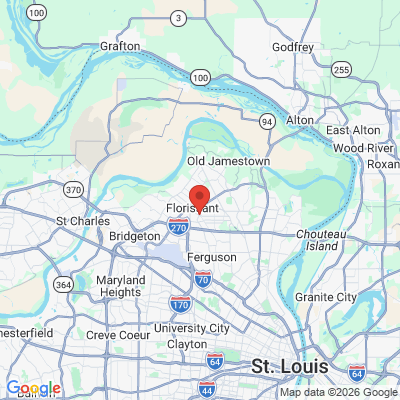 Map to  office in Florissant, MO