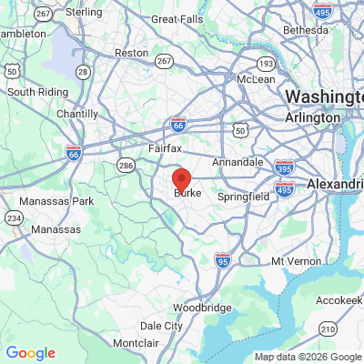 Map to  office in Burke, VA