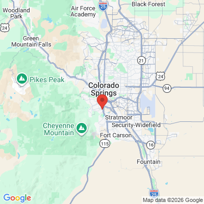 Map to  office in Colorado Springs, CO