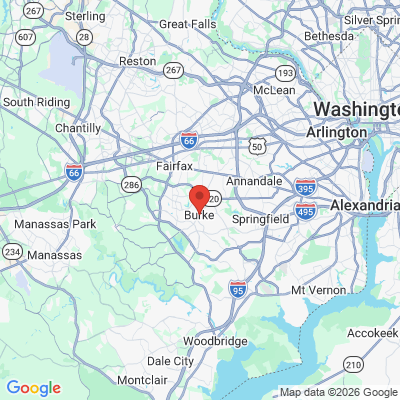 Map to  office in Burke, VA