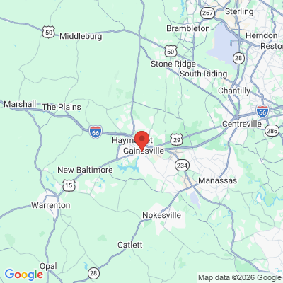 Map to  office in Gainesville, VA