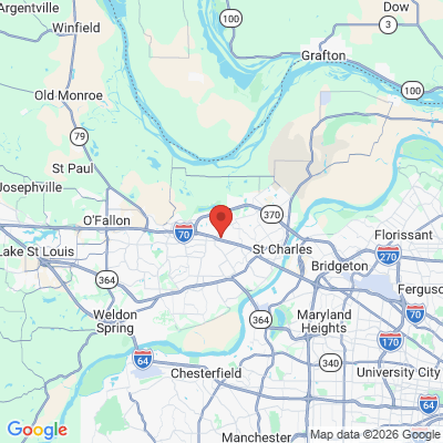 Map to  office in Saint Charles, MO