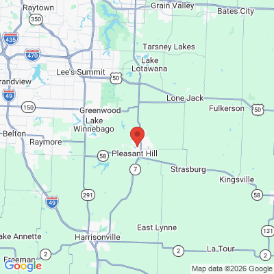 Map to  office in Pleasant Hill, MO