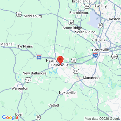 Map to  office in Gainesville, VA