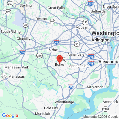 Map to  office in Burke, VA