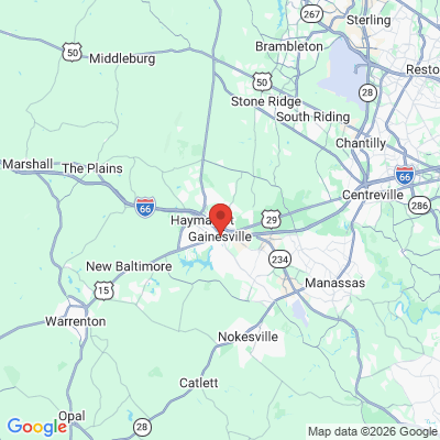 Map to  office in Gainesville, VA