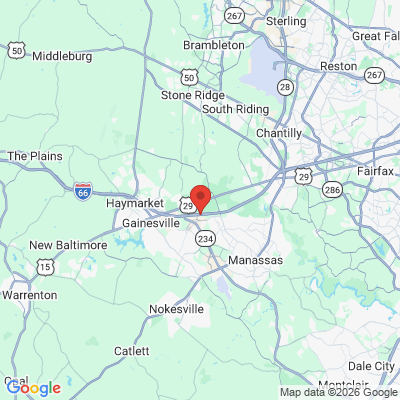 Map to  office in Manassas, VA