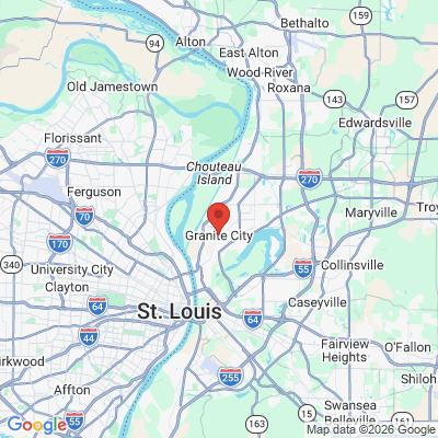Map to  office in Granite City, IL