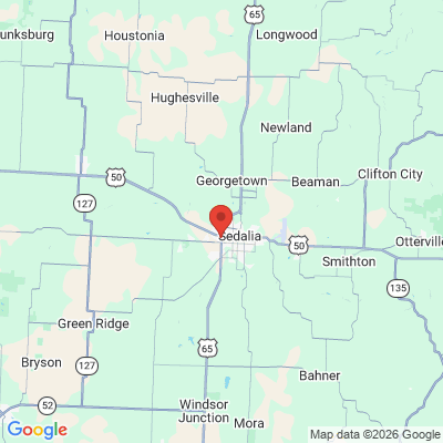 Map to  office in Sedalia, MO