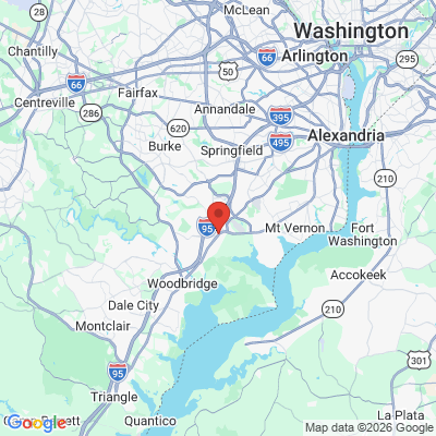 Map to  office in Lorton, VA
