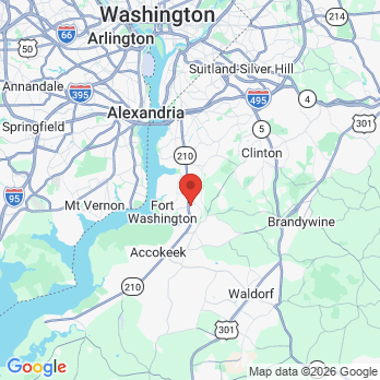 Map to CareSmiles Dental office in Fort Washington, MD