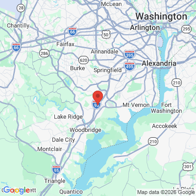 Map to  office in Lorton, VA