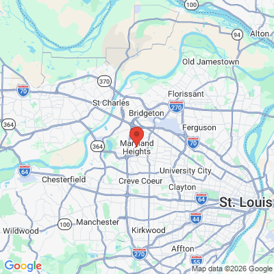 Map to  office in Maryland Heights, MO