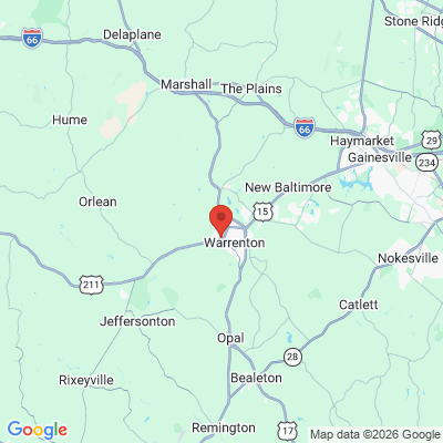 Map to  office in Warrenton, VA
