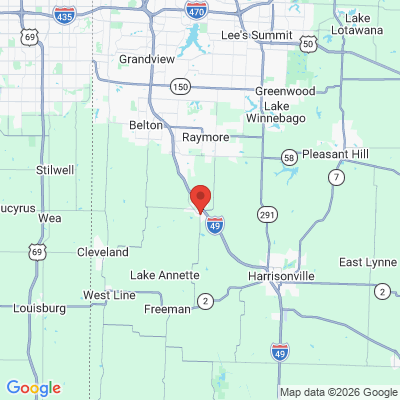 Map to  office in Peculiar, MO