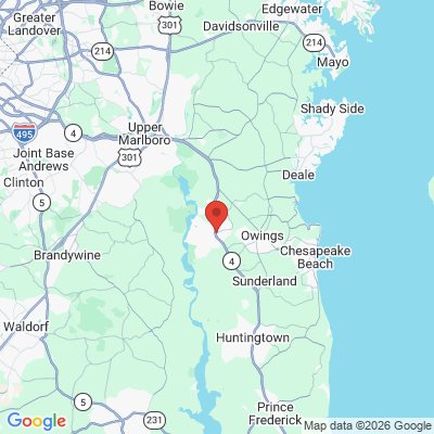 Map to  office in Dunkirk, MD