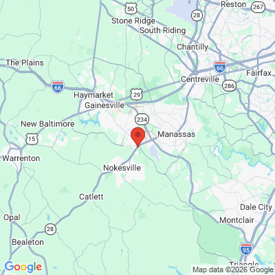 Map to  office in Bristow, VA