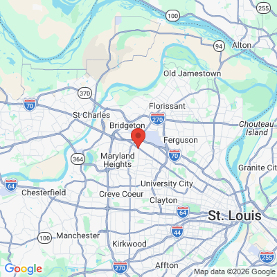 Map to  office in Saint Ann, MO
