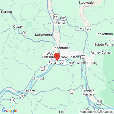 Map to  office in Portsmouth, OH