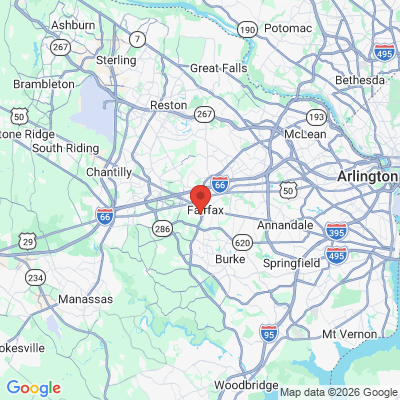 Map to  office in Fairfax, VA