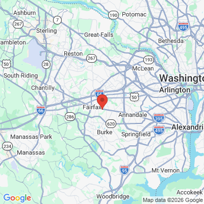 Map to  office in Fairfax, VA
