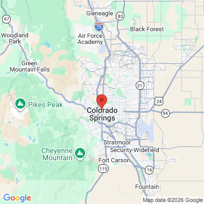Map to  office in Colorado Springs, CO