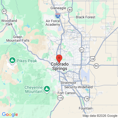 Map to  office in Colorado Springs, CO