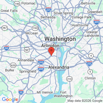 Map to Lighthouse Dental office in Arlington, VA