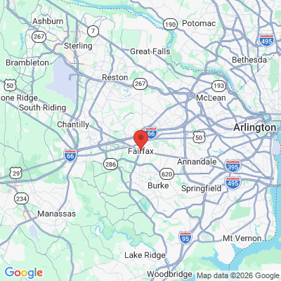 Map to  office in Fairfax, VA