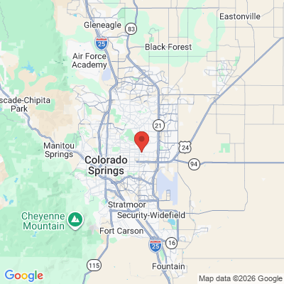 Map to  office in Colorado Springs, CO