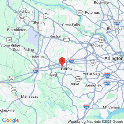 Map to  office in Fairfax, VA