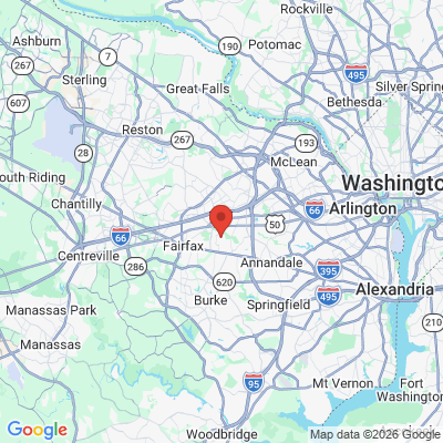 Map to  office in Fairfax, VA