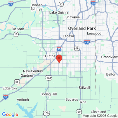 Map to  office in Olathe, KS