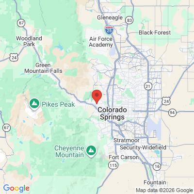Map to  office in Colorado Springs, CO