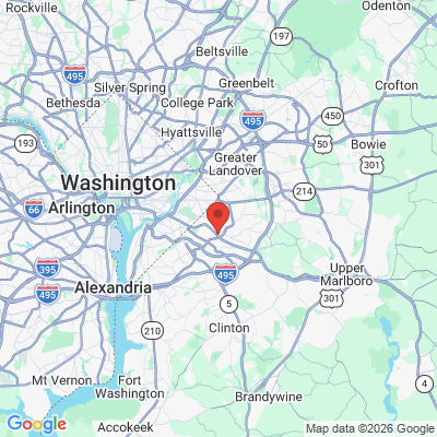 Map to  office in District Heights, MD