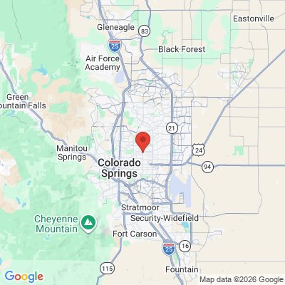 Map to  office in Colorado Springs, CO