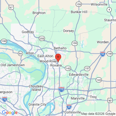 Map to  office in East Alton, IL