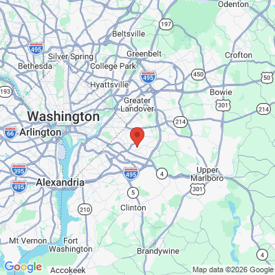 Map to  office in District Heights, MD