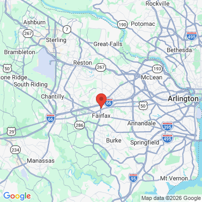 Map to  office in Fairfax, VA